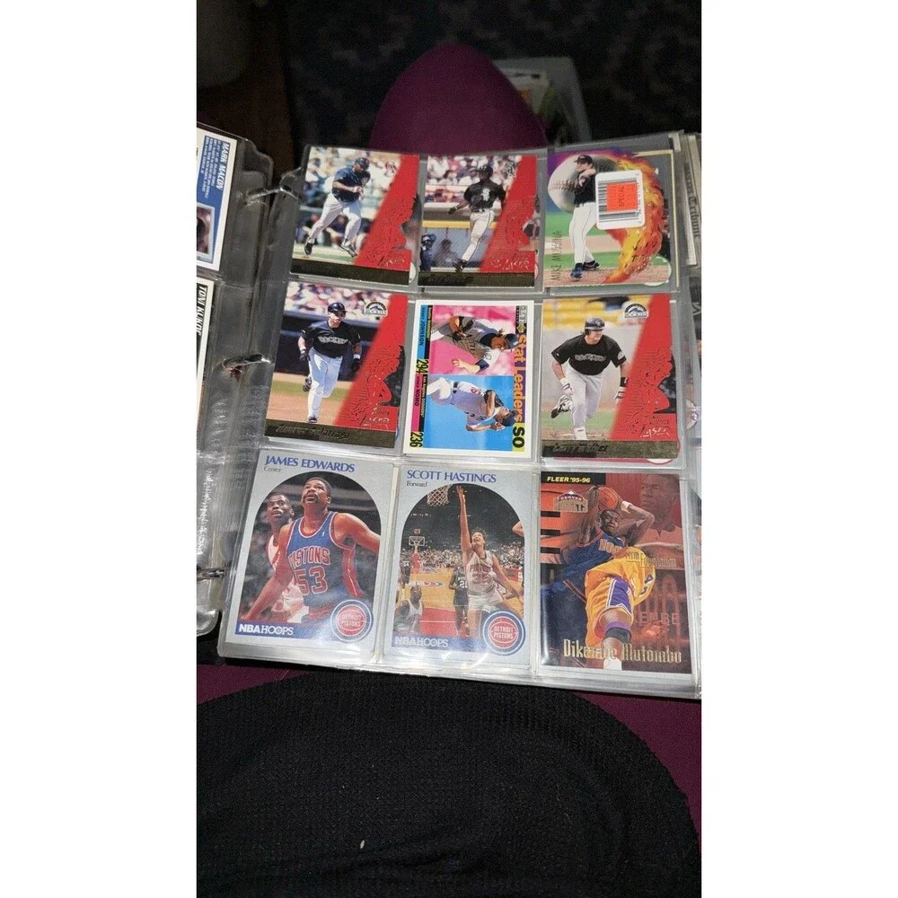 1990s NBA Card Binder Lot 25+ Pages SkyBox Meltdown USA Dream Team Rodman Shaq